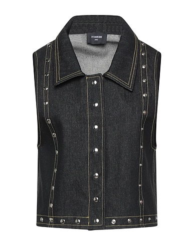 AFTERHOMEWORK Giubbotto jeans Nero 100% Cotone