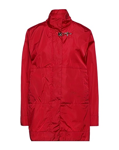 FAY Full-length jacket Red 100% Polyamide