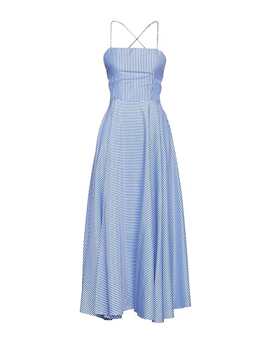 U R INK Long dress Blue 60% Cotton, 40% Polyester