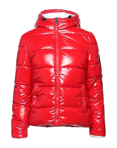 PLEIN SPORT Shell  jacket Red 100% Polyester, Polyamide