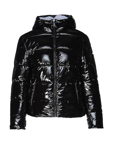 PLEIN SPORT Shell jacket Black 100% Polyester, Polyamide