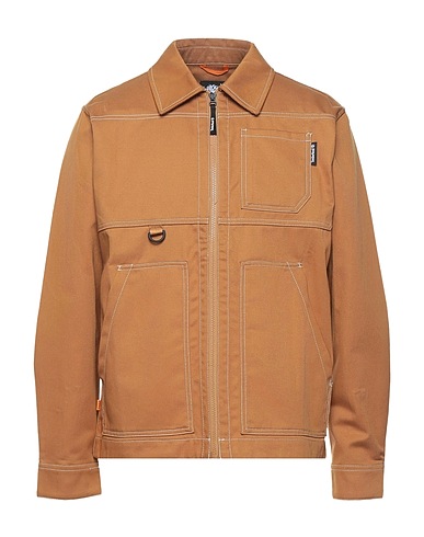 TIMBERLAND Jacket Camel 66% Cotton, 34% Polyester