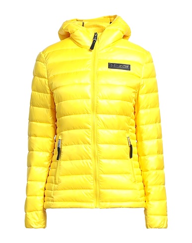 PLEIN SPORT Piumino Giallo 100% Poliestere