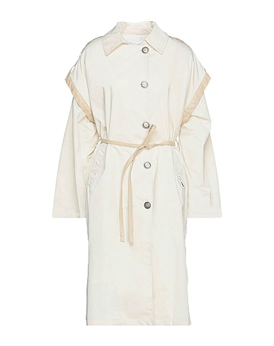 OOF WEAR Full-length jacket Beige 70% Cotton, 30% Polyamide, Polyester, Polyurethane