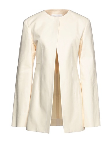 JIL SANDER Full-length jacket Ivory 100% Cotton