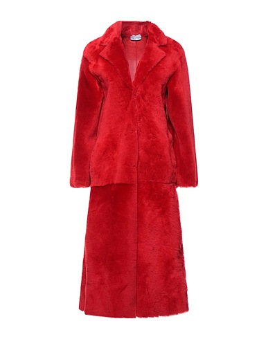 REDValentino Teddy Coat Red 100% Lambskin
