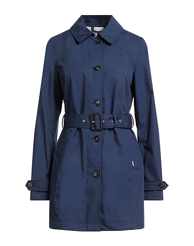 WOOLRICH Full-length jacket Navy blue 100% Cotton