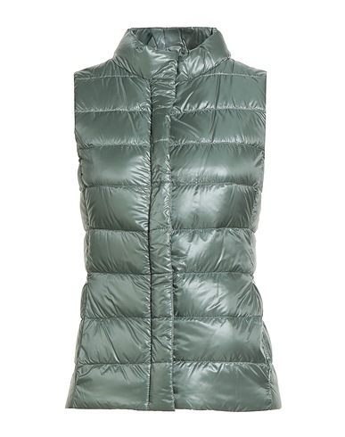 HERNO Gilet ICONICO Sage green 100% Polyamide