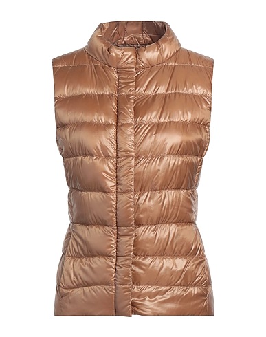 HERNO Vest ICONICO Light brown 100% Polyamide