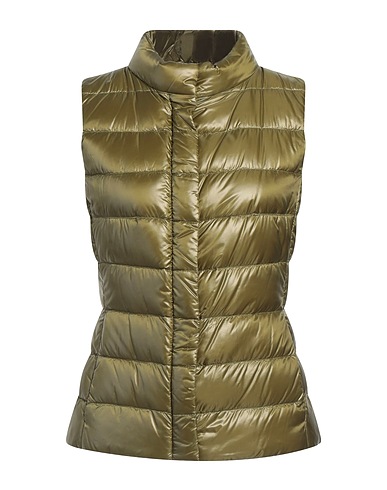 HERNO Vest ICONICO Military green 100% Polyamide