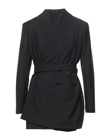 MARTINE ROSE Cabanjacke & Zweireiher Schwarz 60% Mohairwolle, 40% Schurwolle