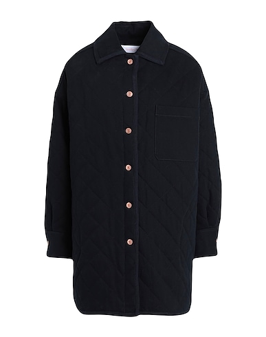 SEE BY CHLOÉ Solid color shirts & blouses Midnight blue 54% Cotton, 44% Polyamide, 2% Elastane