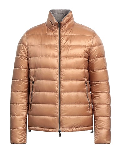 HERNO Shell  jacket Camel 100% Polyamide