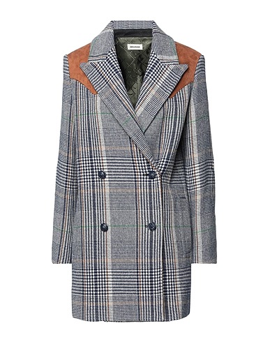 ZADIG&VOLTAIRE Coat Midnight blue 71% Wool, 11% Polyamide, 11% Polyester, 5% Acrylic, 2% Other Fibres