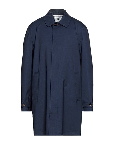 KIRED Full-length jacket Midnight blue 48% Silk, 47% Virgin Wool, 5% Elastane