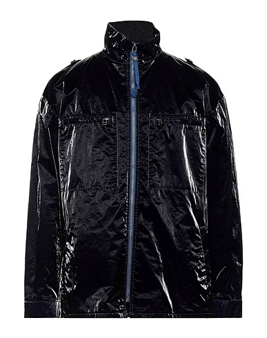 MR & MRS ITALY Blouson Bleu nuit 55% Polyuréthane, 45% Coton