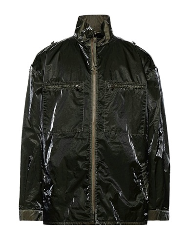 MR & MRS ITALY Jacket Dark green 55% Polyurethane, 45% Cotton