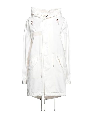 MR & MRS ITALY Full-length jacket Off white 100% Cotton