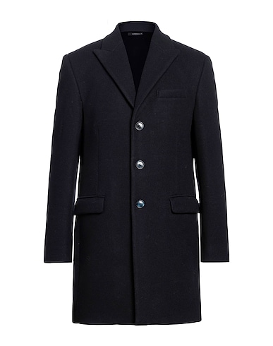 GREY DANIELE ALESSANDRINI Cappotto Blu notte 100% Poliestere
