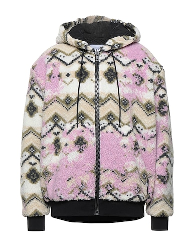 MSGM Teddy Coat Lilac 53% Acrylic, 47% Polyester