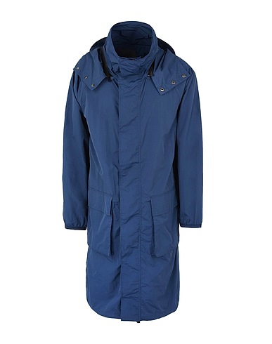 8 by YOOX Parka Blu notte 100% Poliammide riciclato