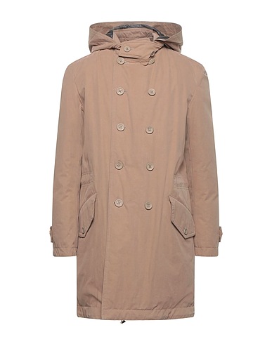 HERNO Shell jacket Beige 71% Cotton, 29% Polyamide