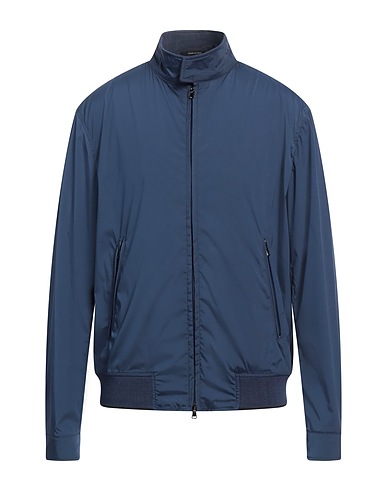 ANGELO NARDELLI Giubbotto Blu navy 98% Poliammide, 2% Elastan