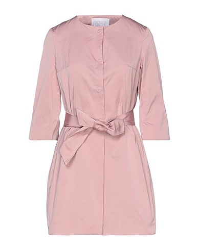 ANNIE P. Full-length jacket Pink 100% Polyester