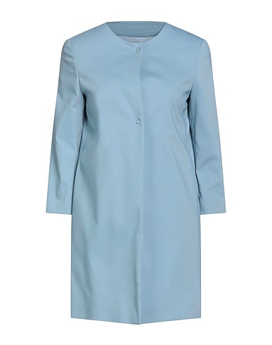 ANNIE P. Soprabito Celeste 93% Cotone, 7% Elastan