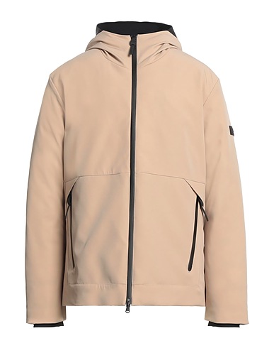 PEUTEREY Shell  jacket Beige 51% Polyamide, 42% Polyester, 7% Elastane