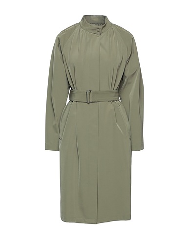 THEORY Full-length jacket Military green 94% Nylon, 6% Polyurethane