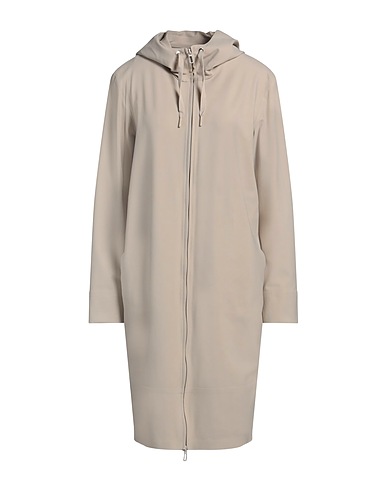 DUNO Full-length jacket Beige 82% Polyamide, 18% Elastane