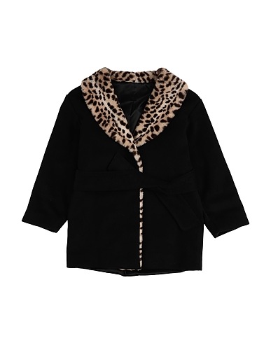 MARIUCCIA Cappotto Nero 75% Poliestere, 20% Viscosa, 5% Elastan