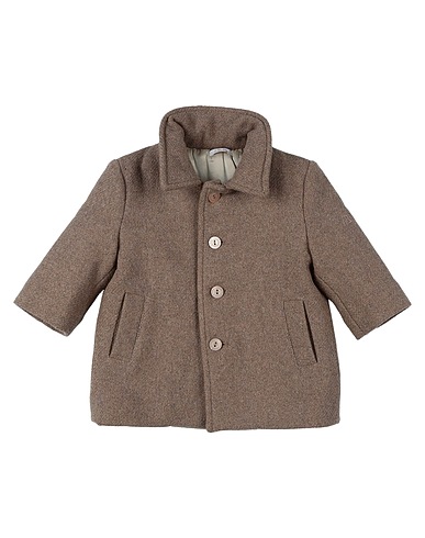 LE BEBÉ Mantel Khaki 50% Wolle, 40% Polyester, 10% Polyamid