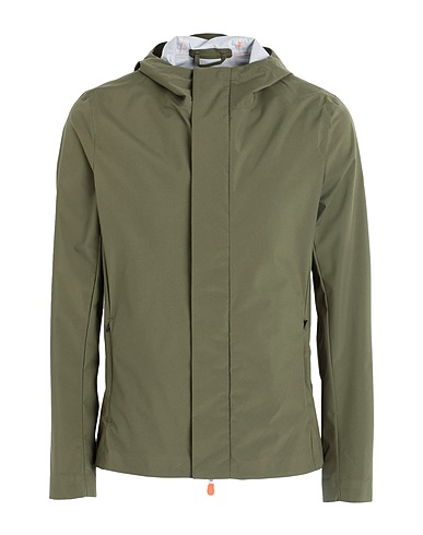 SAVE THE DUCK Jacket Military green 100% Recycled polyester
