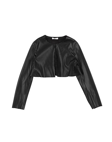 LIU •JO Blazer Black 100% Polyester, Polyurethane resin