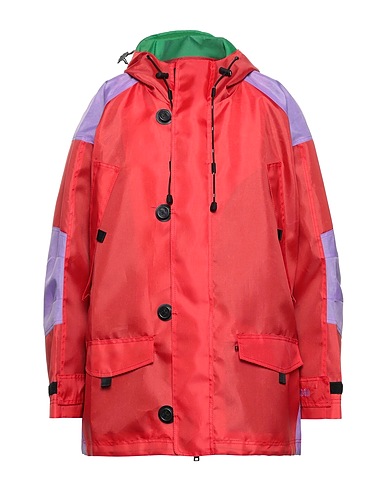 MSGM Full-length jacket Red 100% Polyester