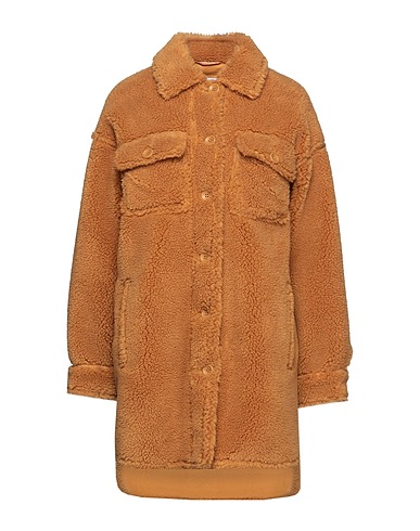 STAND STUDIO Teddy Coat Camel 60% Polyester, 20% Wool, 20% Acrylic
