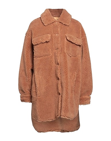 STAND STUDIO Teddy Coat Sabbia 60% Poliestere, 20% Lana, 20% Acrilico