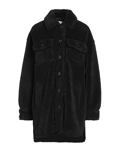 STAND STUDIO Teddy Coat Nero 60% Poliestere, 20% Lana, 20% Acrilico
