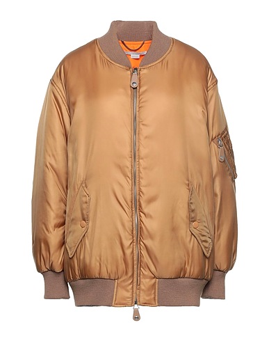 STELLA McCARTNEY Bomber Camel 100% Polyamide