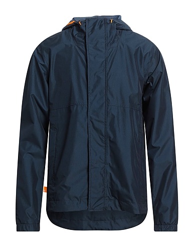 TIMBERLAND Jacke Marineblau 100% Polyester, Rindsleder