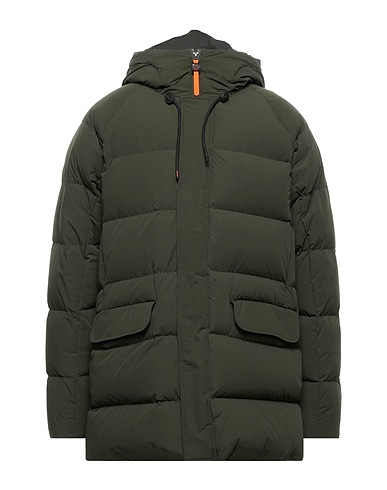 ASPESI Shell jacket Military green 86% Polyamide, 14% Elastane