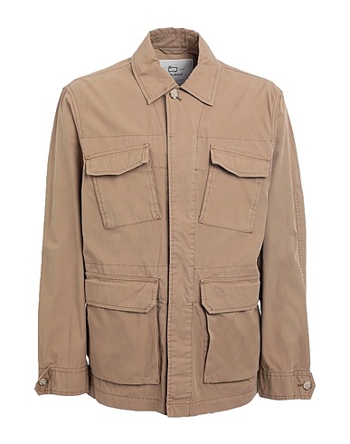 WOOLRICH 캐주얼 자켓 베이지 100% 코튼