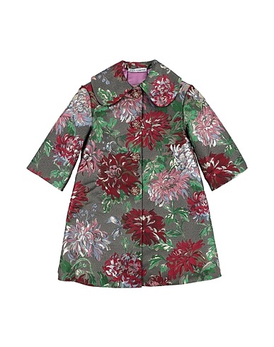 DOLCE&GABBANA Coat Green 92% Polyester, 8% Metallic Polyester