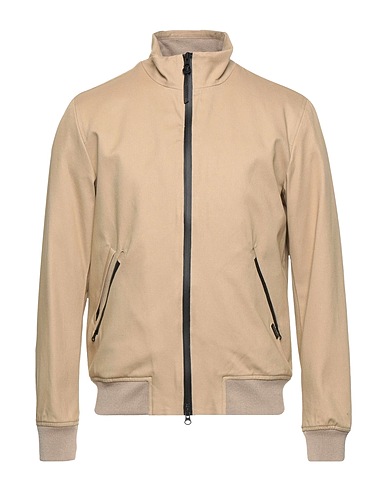 WOOLRICH Bomber Sand 100% Cotton