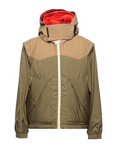 WOOLRICH Shell jacket Military green 100% Polyester, Cotton
