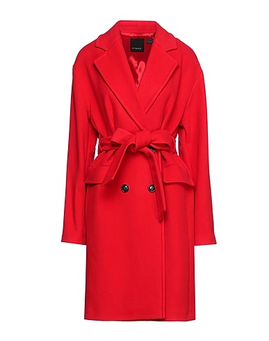 PINKO Coat Red 75% Virgin Wool, 25% Polyamide