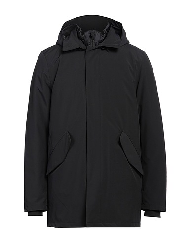 PEOPLE OF SHIBUYA Coat Black 88% Polyester, 12% Elastane