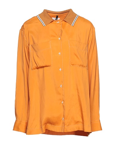SANTONI EDITED by MARCO ZANINI Solid colour shirts & blouses Marigold 75% Viscose, 25% Silk